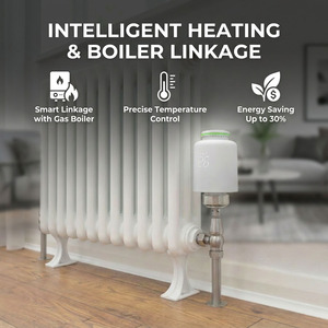 Valve thermostatique intelligente pour <span class=keywords><strong>radiateur</strong></span> Tuya WiFi, <span class=keywords><strong>thermostat</strong></span> programmable pour <span class=keywords><strong>radiateur</strong></span>, affichage LED, compatible avec Alexa Google Home - Product Image 5