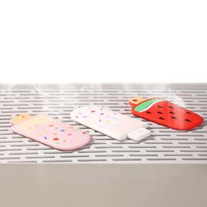 Jouets de dentition pour bébé en silicone de qualité alimentaire Anneau de dentition pour crème glacée Jouets de dentition pour bébé Jouet à mâcher sensoriel en silicone - Product Image 5