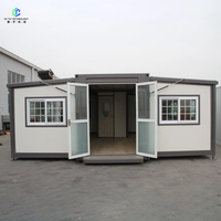 Structure en acier transportable, cabine modulaire, logement temporaire, chantier de construction, camp, bureau, espace de vie, maison extensible
