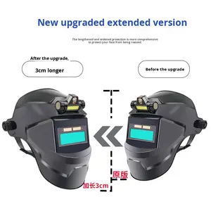 Helm Las dengan Penggelapan Otomatis yang Dipasang di Kepala dengan Masker Pelindung Ringan Setengah Pandangan yang Dapat Menggelapkan Secara Otomatis untuk Pengelasan Argon Arc. - Product Image 5