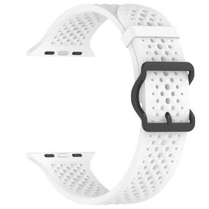 Win-Win Silikon Sport band mit atmungsaktiven Löchern für Apple Watch Ultra 2 49mm IWatch Serie 10 9 8 7 42mm 44mm 45mm 46mm - Product Image 5