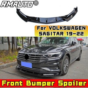 <b>Car</b> Front Bumper Lip <b>Diffuser</b> Spoiler Glossy Black Body Kit for VOLKSWAGEN SAGITAR 2019-2022 Bumper Guard <b>Car</b> Accessories - Product Image 2