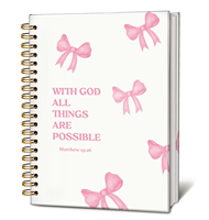 Carnet de notes spirale personnalisé A5 à couverture rigide pour la gratitude chrétienne, cadeaux d'église pour femmes et carnet de réflexion quotidienne