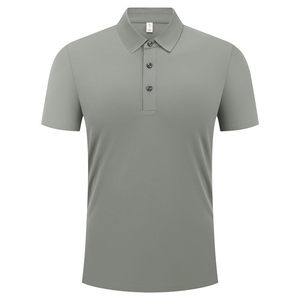 เสื้อโปโลแขนสั้นสั่งทำพิเศษ สีพื้น ผ้าไนลอน สำหรับใส่ทุกวัน ชุดยูนิฟอร์มโปรโมชั่น GJ69-8901 - Product Image 4