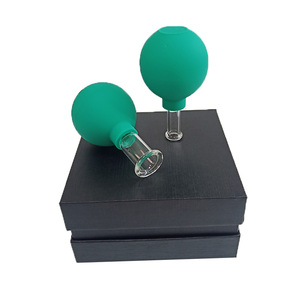 2024 nóng bán truyền thống y học Trung Quốc OEM chuyên nghiệp giác hơi Bộ cupe 2 cái mặt thủy tinh trị liệu giác hơi Bộ cho khuôn mặt - Product Image 2