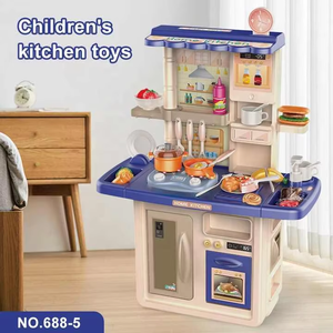 Juego <span class=keywords><strong>de</strong></span> Cocina Infantil Multifuncional Grande <span class=keywords><strong>de</strong></span> 84 cm Personalizado con Mesa <span class=keywords><strong>de</strong></span> <span class=keywords><strong>Juguete</strong></span> que Simula un Lavaplatos Real para Niñas - Product Image 2