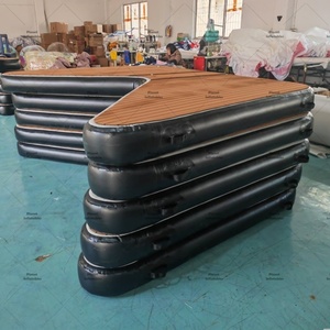 Plateforme flottante gonflable en EVA pour jet <span class=keywords><strong>ski</strong></span>, type ponton en V, en teck, pour quai de bateau - Product Image 6