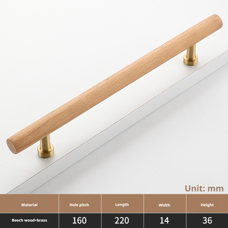 8877# Bois de hêtre, entraxe de perçage 160 mm