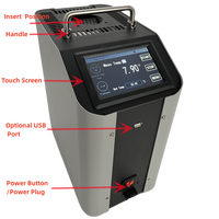 Calibrateur de température à bloc sec portable à écran tactile pour usine 35 ℃   à 650 ℃   Haute précision pour l'étalonnage des capteurs/sondes