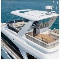 Yacht de croisière à cabine en PRV de 15,16 m, fabriqué en Chine, avec un seul gouvernail, un double moteur diesel, 12 nœuds, certifié CE, bateau pour saillies aux îles