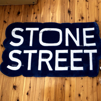 Tapis personnalisé avec logo OEM, tapis en laine tuftée à la main, logo 3D, tapis personnalisé