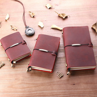 Agenda quotidien A5 fait à la main en cuir personnalisé avec reliure Vintage véritable cahier en cuir véritable ligné style imprimé grande idée cadeau