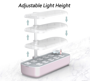 Lampe de culture hydroponique intelligente à LED pour plantes de jardin, lampe de culture intérieure à LED pour fleurs et légumes - Product Image 6