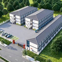 Matériaux de construction préfabriqués modulaires mobiles en acier détachables anti-corrosion pour entrepôts et maisons conteneurs