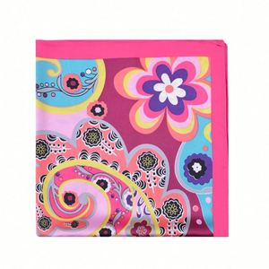 Pañuelo de Seda Satinado con Diseño Personalizado, 90*90cm, de Lujo, Nuevo, a la Moda, Venta al Por Mayor OEM - Product Image 2