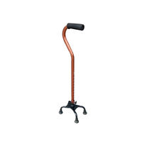 Béquilles à quatre pattes Canne antidérapante Réglable Multifonctionnel Walker vieil homme Bâton marche quad canne