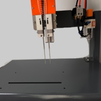 Macchina Industriale Automatica per la Produzione di Filo per Graffette con Sistema ad Ago Variabile, Alta Efficienza, Pneumatica per Legno, Senza Lame