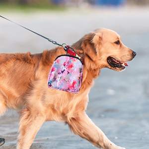 Free sample Custom Corduroy <b>Dog</b> Walking <b>Bag</b> <b>Dog</b> Treat Pouch <b>Dog</b> <b>Training</b> <b>Bag</b> with Poop <b>Bag</b> Dispenser Brand Private Logo - Product Image 3