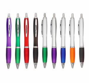 Stylos à bille imprimés en gros à faible MOQ, bon marché, de haute qualité, promotionnels, rétractables, en plastique, avec logo personnalisé - Product Image 4