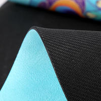 Tapis de yoga et de Pilates en daim et caoutchouc personnalisé, votre design unique disponible, structure double couche en daim de luxe, non toxique, respectueux de l'environnement