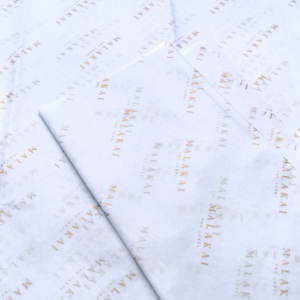 Custom Brand Logo 17gsm Printed Wrapping Tissue <b>Paper</b> White And Black For Clothing Shoes Socks Gift Wrapping <b>Packaging</b> - Product Image 3