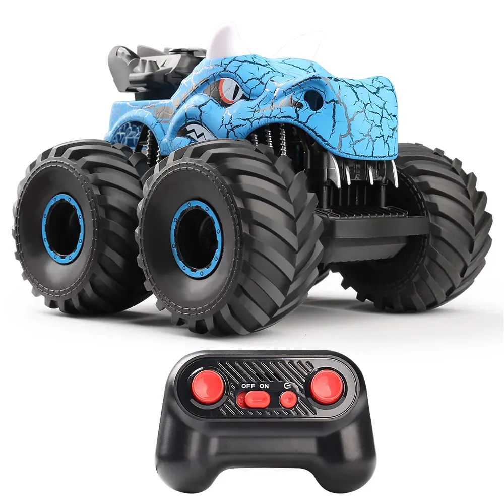 2023 2024 Hot Sale Kids Stunt Cars Toy China Factory Direct Sale Remote Control Truck Car Custom LED Light Off-Road Monster Toys