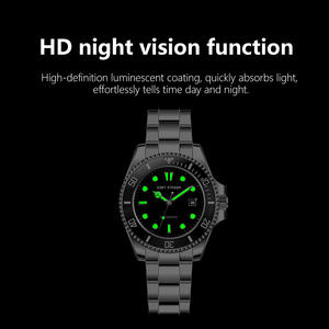 43Mm Sans Logo Hommes Homme Automatique Mécanique <span class=keywords><strong>Lunette</strong></span> Tournante Montre Logo Personnalisé Montres Lumineuses En Acier Inoxydable Avec Calendrier - Product Image 2