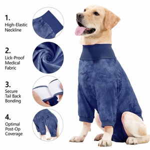 Tuta di Recupero Post-Neutrazione per Cani Traspirante in Cotone Spandex Altamente Elastico, <span class=keywords><strong>Abbigliamento</strong></span> Chirurgico a Copertura Totale da XS a XXXL - Product Image 2