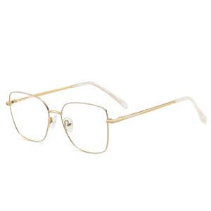 Bon marché <span class=keywords><strong>Prix</strong></span> lunettes <span class=keywords><strong>Blu</strong></span> <span class=keywords><strong>Ray</strong></span> Anti-lumière bleue lunettes monture de lunettes lunettes à monture métallique lunettes optiques - Product Image 6