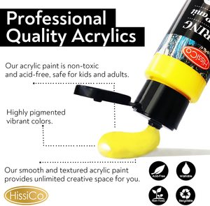 Vente en gros de <span class=keywords><strong>peinture</strong></span> <span class=keywords><strong>acrylique</strong></span> professionnelle artisanale personnalisée en 24 couleurs classiques (2 oz/60 ml) - Product Image 3