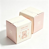 Boîte en carton détachable avec impression offset, pour jouets de marque, boîte mystère, emballage en carton blanc personnalisé en vrac avec fermeture éclair, cadeau artisanal, logo personnalisé