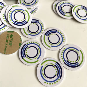 Étiquette NFC 213 215 216 424 Type 2 DNA, URL encodée, 25 mm, anti-métal, PVC, puce NFC, carte avec logo imprimé - Product Image 3