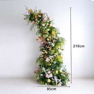 Arreglo Floral Artificial de Seda Hilada en Forma de Trompeta, Estilo Moderno Hecho a Mano, para Decoración de Bodas o Día de la Madre, Tema Verde - Product Image 4