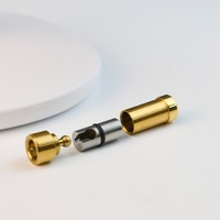 Petits fermoirs de sécurité cylindriques plaqués multicolores, connecteurs à poussoir pour breloques, accessoires de bijoux DIY polyvalents et durables