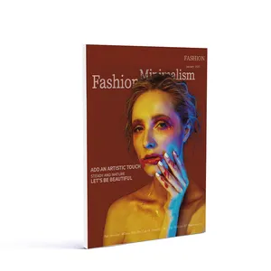 2024 Hot Sale Custom Offset Printed Catalog Brochure Soft Cover Fashion Magazine Book