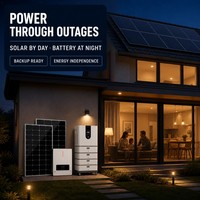 Système d'énergie domestique tout-en-un : Onduleur hybride avec batterie empilable pour la mise en place ultérieure de stockage d'énergie solaire existant