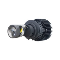GOODZOOM 4300K Mini projecteur de phare H7 LED Ampoule de phare H7 LED Phares de voiture H7 Ampoules H7 pour voiture