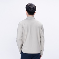 Nouveau design – Polo homme à manches longues, doux et confortable, col rabattu, haut décontracté pour le quotidien, logo personnalisable