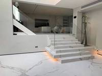 Meubles modulaires de luxe modernes, murs d'entrée en marbre naturel, personnalisés pour la décoration de villas haut de gamme, services de conception gratuits