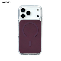 VAWI B355 Coque Transparente de Luxe pour iPhone 17 18 Pro Housse Antichoc Transparente Pulpre