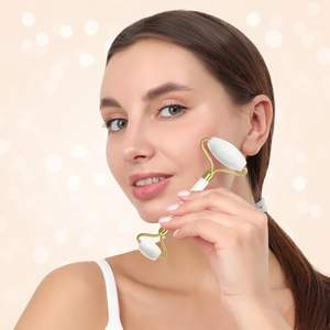 Ensemble <span class=keywords><strong>de</strong></span> rouleaux <span class=keywords><strong>de</strong></span> <span class=keywords><strong>jade</strong></span> et outils <span class=keywords><strong>de</strong></span> massage facial Gua Sha personnalisés avec logo, pour réduire les poches et les rides, cadeau SPA pour femmes - Product Image 6