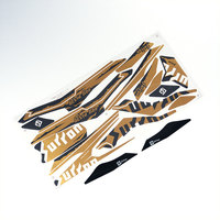 Kit complet d'autocollants graphiques performants pour moto électrique tout-terrain, pour améliorer l'e-bike