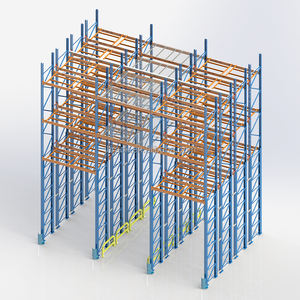 رفوف تخزين صناعية ثقيلة للمستودعات مع حماية ضد التآكل، رفوف أوروبية قياسية لتخزين البضائع - Product Image 6