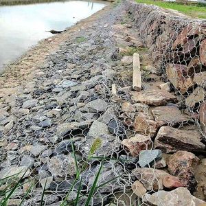 Galvanizli gabionlar çelik hasır Metal <span class=keywords><strong>Gabion</strong></span> çit duvar yüksek kaliteli gabionlar taahhüt tedarikçiler - Product Image 3