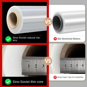Filme de Embalagem Transparente em <span class=keywords><strong>PVC</strong></span>/PE LLDPE para Envio, Filme Plástico Transparente para Envoltório Manual - Product Image 6