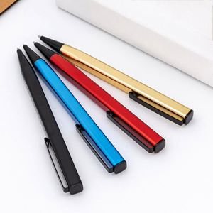 Wholesale Custom Logo Square <b>Colorful</b> Novelty Aluminium Ballpoint Unique 1.0Mm Writing Width Twist <b>Pen</b> Design for Office - Product Image 3