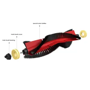 Main Roller Brush vacuum cleaner parts for xiaomi Sweeper accessories fit for Roidmi eve Plus