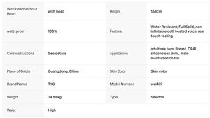 Muñeca Sexual de Silicona Realista de <span class=keywords><strong>Cuerpo</strong></span> Completo, Muñeca Sexual Simulada, Juguetes Sexuales, Muñecas de Amor en Venta, Muñeca Sexual Personalizable en Altura - Product Image 4