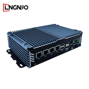 คอมพิวเตอร์ขนาดเล็ก Elkhart Lake CPU สำหรับงานหนัก 4 พอร์ต LAN แรม 32GB ดีไซน์ไร้พัดลม สำหรับอุปกรณ์เสริมคอมพิวเตอร์อุตสาหกรรม - Product Image 5
