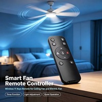 Control Remoto Universal Inalámbrico JCXK de 11 Teclas para Ventilador Inteligente, Control Remoto ABS OEM ODM Personalizado